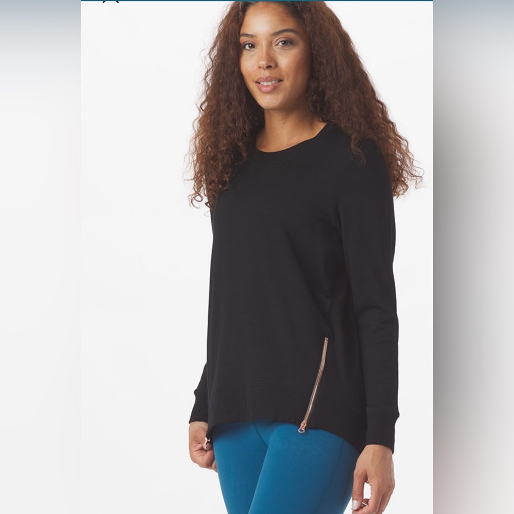 Glyder Adore Long Sleeve Layering Top Athleisure Yoga Pilates Comfortable XS